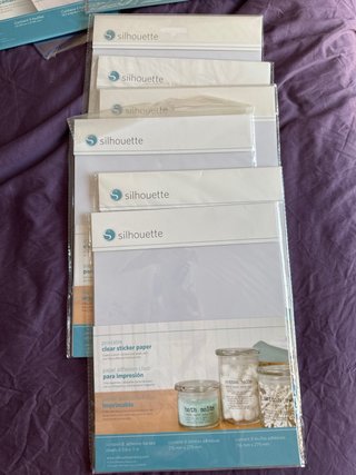 Materiales Silhouette para manualidades