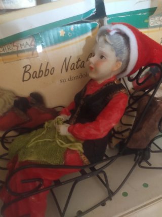 Babbo Natale e Moglie Decorazione Natalizia
