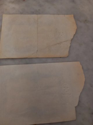 2 Biglietti d'Ingresso d'Epoca Lire 200