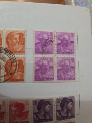 Francobolli Siracusana + Mazzini usati