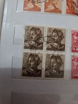 Francobolli Siracusana + Mazzini usati