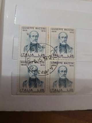 Francobolli Siracusana + Mazzini usati