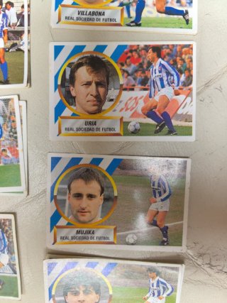 Cromos Real Sociedad Liga 88/89