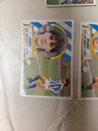 Cromos Real Sociedad Liga 88/89