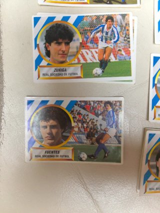 Cromos Real Sociedad Liga 88/89