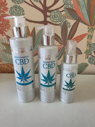 Abril Nature Set CBD Champú, Mascarilla y Elixir