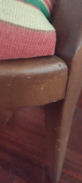 Mesa comedor y 4 sillas madera
