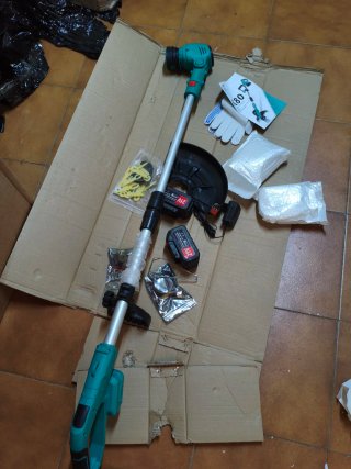 Cortacésped JWDJ K80 2-en-1 Cordless