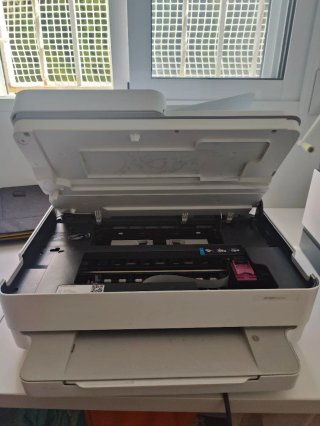 Impresora HP Tinta Multifunción Blanca