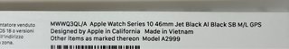 Apple Watch Series 10 46mm Negro