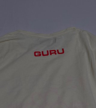 T-shirt Guru Giallo Chiaro con Stampa Fiore