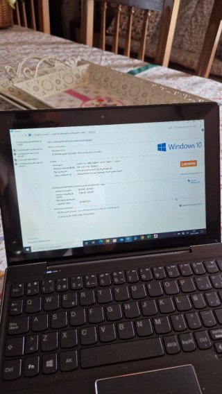 Lenovo Ordenador Tablet Negro/Plata