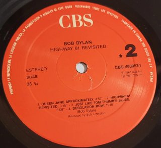 Bob Dylan Highway 61 Revisited LP España
