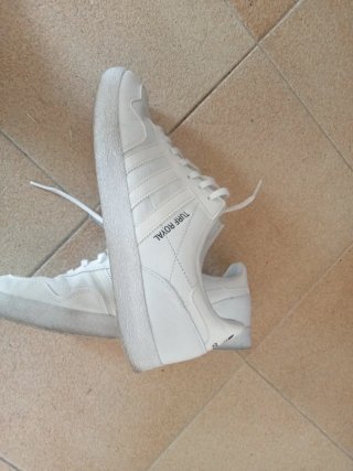 Zapatillas Adidas Turf Royal Blancas
