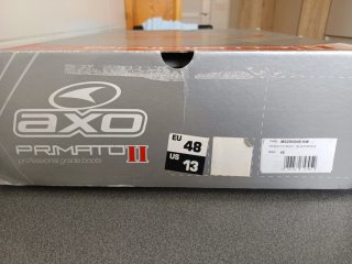 Botas de moto AXO blancas y negras, PRIMATO II