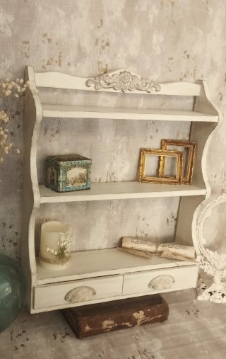 Estantería Vintage de Madera de Pino