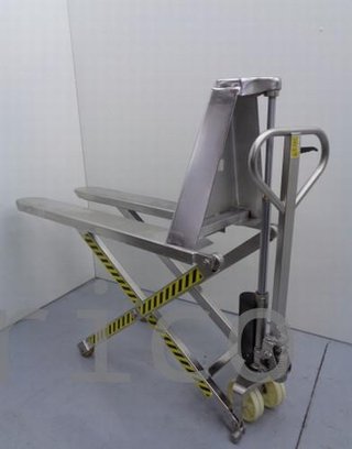 Transpaleta Tijera Inoxidable - 1000 Kg