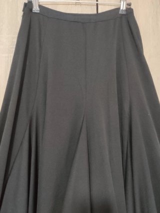 Falda flamenca negra mujer