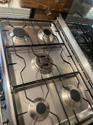 Cocina Smeg 90cm Inox 5 fuegos Clásica