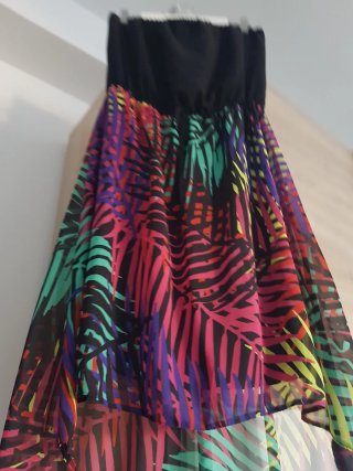 Vestido midi estampado tropical New Look T.42/44