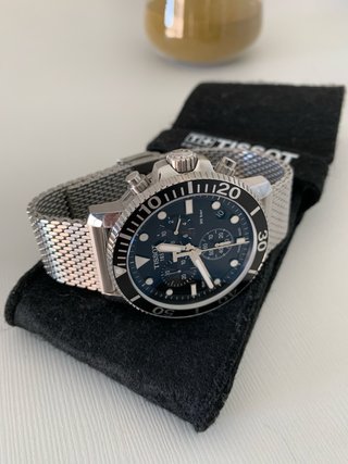 Tissot Seastar Cronógrafo Beige/Negro