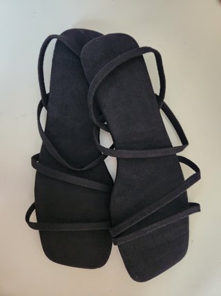 Sandali neri donna - Tg. 43.