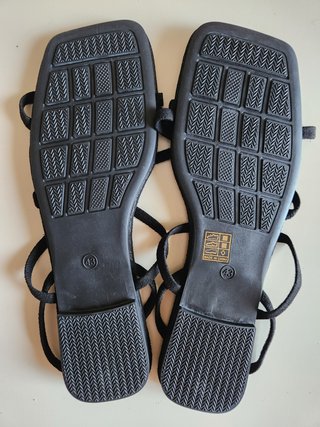 Sandali neri donna - Tg. 43.