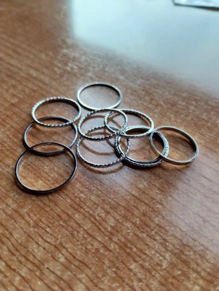 Lote de Pendientes collares y anillos