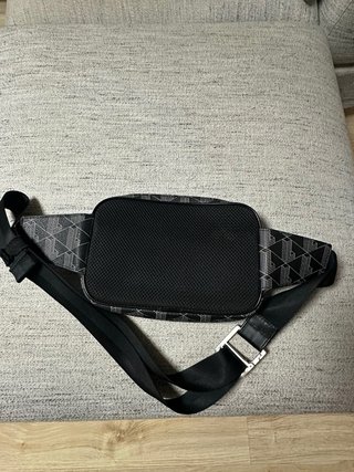 Bandolera Lacoste Negra Multicolor