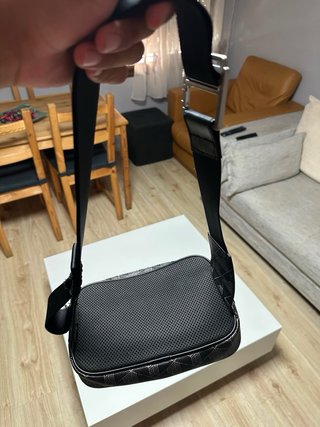 Bandolera Lacoste Negra Multicolor