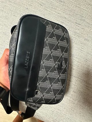 Bandolera Lacoste Negra Multicolor