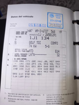 Volkswagen Golf 2002