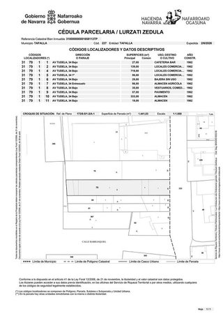 Nave industrial en venta en Tafalla