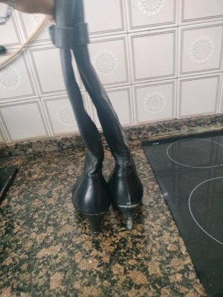 Botas de tacón negras