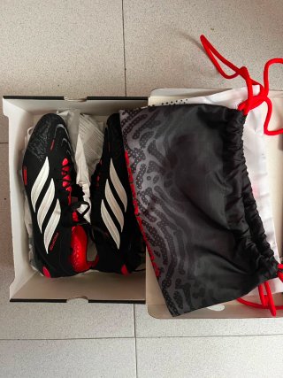 Botas Adidas Predator Elite FG/AG Negras Rojas