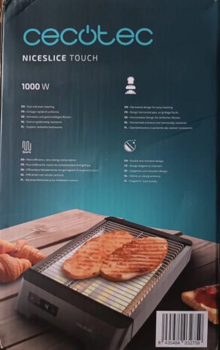 Cecotec Niceslice Touch Tostadora 1000W