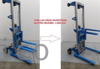 Apilador Manual Aluminio 5000 Kg - 2500 mm - 10505