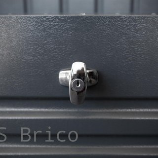 Baúl Arcón Metálico Antracita - 187x78x72 cm - Trimetals