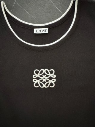 Top Corto Loewe Negro