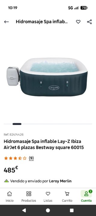 Spa Hinchable Lay-Z Ibiza 6 plazas