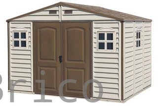 Caseta PVC Woodside 239x324x233 cm - Duramax
