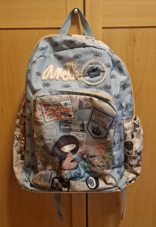 Mochila escolar Anelle con estampado