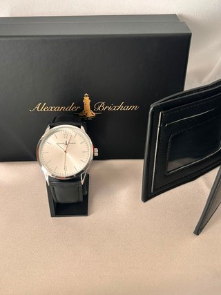 Orologio Alexander Brixham Uomo Argento Nero