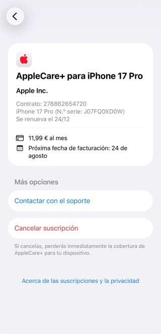 iPhone 17 Pro 256GB Plata