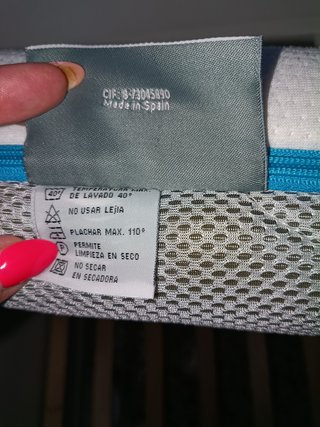 Colchón cuna blanco