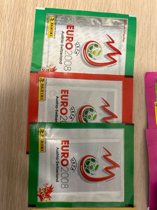 Lote 18 sobres cromos fútbol (Panini)