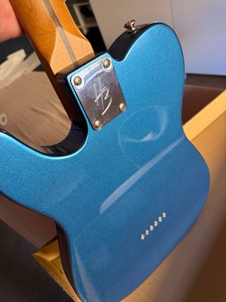 Guitarra Eléctrica Azul Metálico