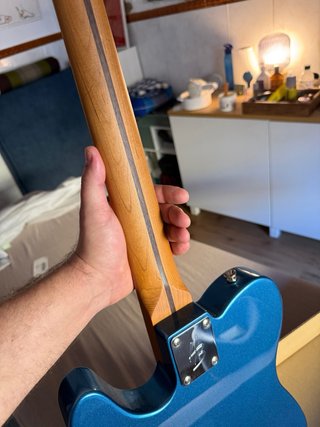 Guitarra Eléctrica Azul Metálico