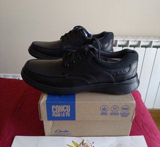 Zapato vestir piel Clarks negro talla 41 de 99€
