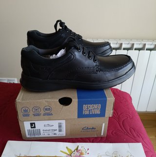 Zapato vestir piel Clarks negro talla 41 de 99€